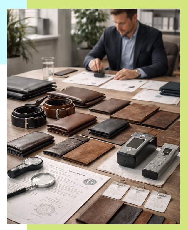 Сертификация кожаных изделий в Тайшете от 12462 р. | Алешин-Тшт