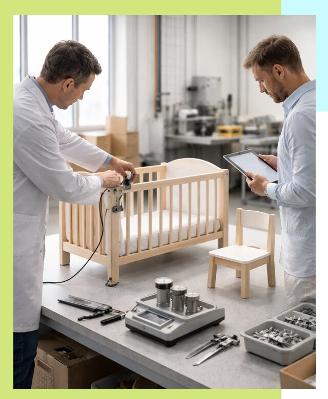 Сертификация детской мебели и проверка безопасности в Тайшете