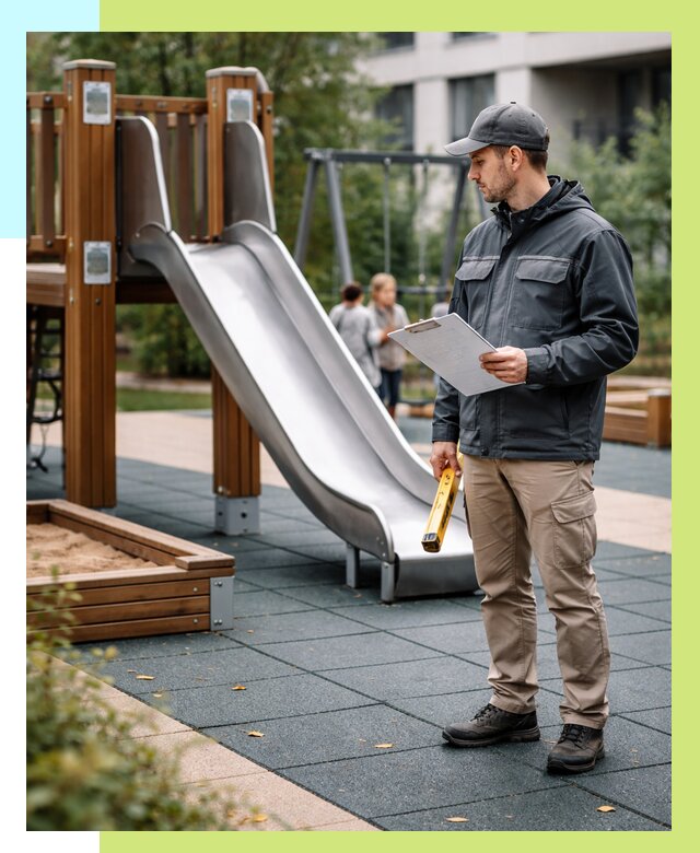 Сертификация детских площадок в Тайшете от 25963 р. | Алешин-Тшт