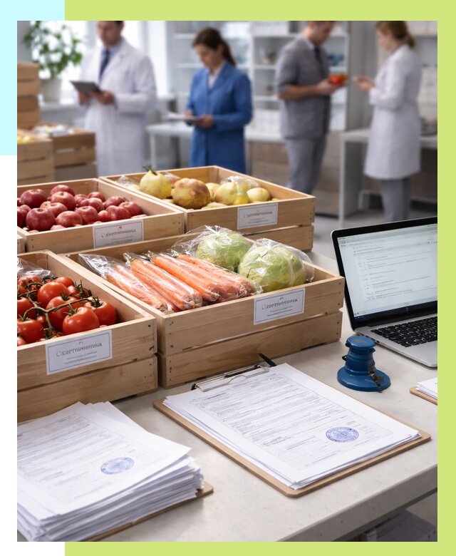 Сертификация овощей и фруктов в Тайшете от 8827 р. | Алешин-Тшт