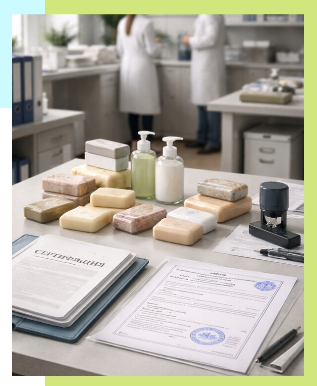 Сертификация мыла и сертификат на мыло в Тайшете от 12462 | Алешин-Тшт