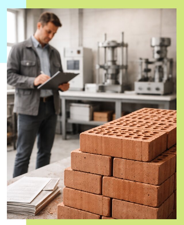 Сертификация кирпича в Тайшете от 15578 р. | Алешин-Тшт под ключ