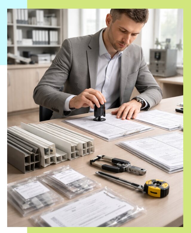 Сертификация ПВХ продукции в Тайшете от 8827 р., Алешин-Тшт