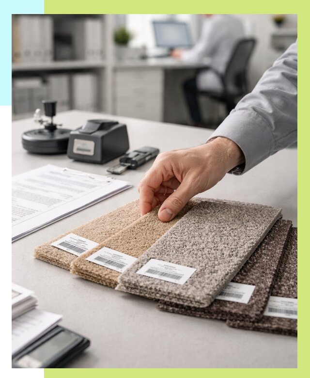 Сертификация ковролина в Тайшете от 15578 р., Алешин-Тшт