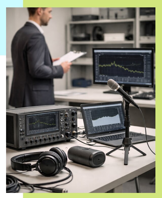 Сертификация аудиотехники в Тайшете от 15578 р., Алешин-Тшт