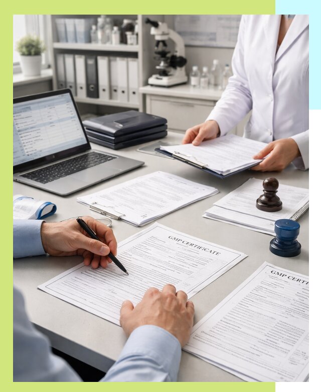 Оформление сертификата GMP в Тайшете для фармпроизводства