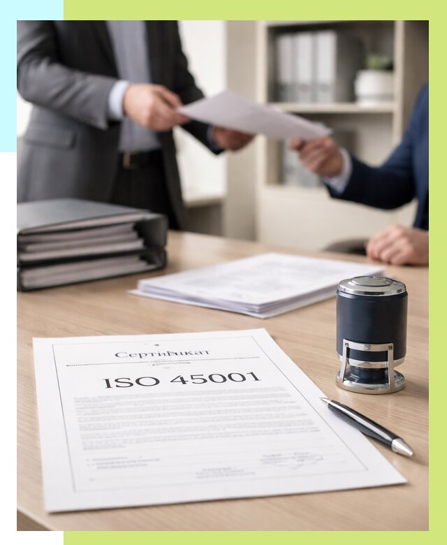 Сертификат ISO 45001 в Тайшете под ключ от 46733 р. | Алешин-Тшт