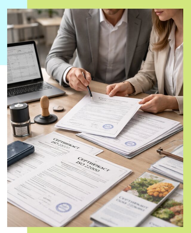 Сертификат ISO 22000 в Тайшете от 41540 р. под ключ | Алешин-Тшт